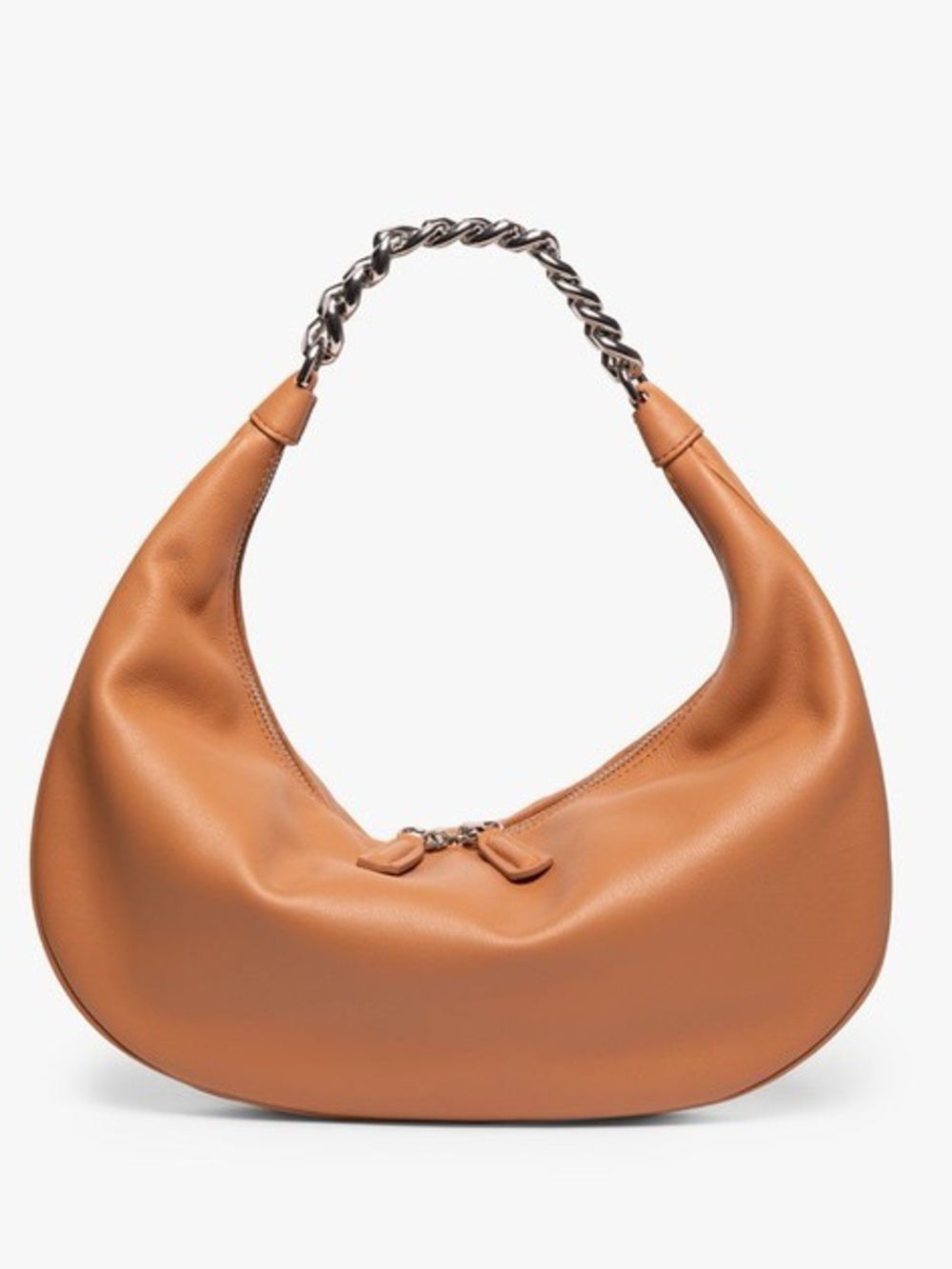 STAUD Sasha Chain Hobo Bag Tawny